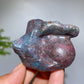 2.3" UV Reactive Ruby In Kyanite Cat with Wings Carving Crystal Healing Bulk Wholesale