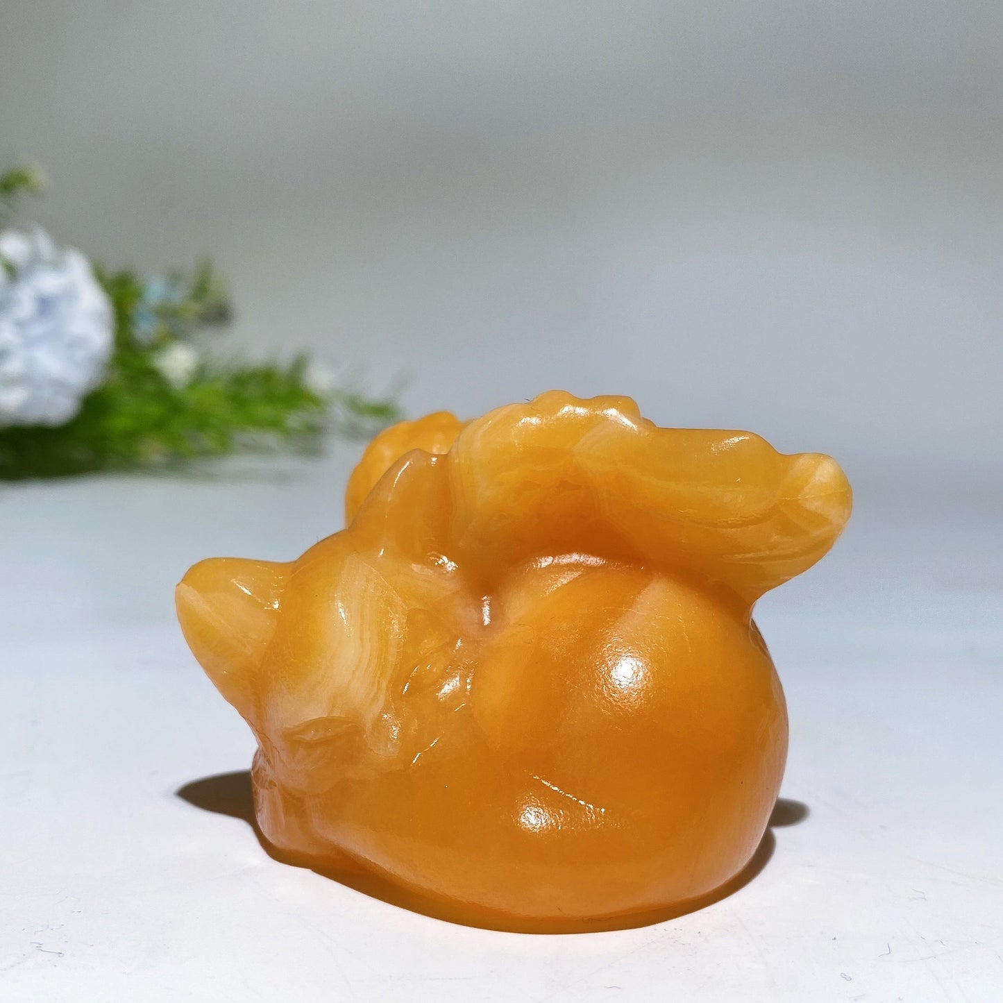 2.3" Crystal Cat with Wings Carving Crystal Healing Bulk Wholesale