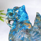 28cm Large Unique Labradorite Smilodon with Wings Carving Crystal Healing Bulk Wholesale
