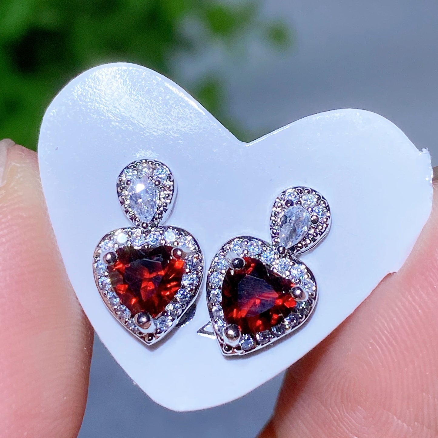 S925 Crystal Ear Stud Earring Crystal Healing Bulk Wholesale