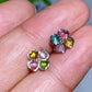 S925 Crystal Ear Stud Earring Crystal Healing Bulk Wholesale