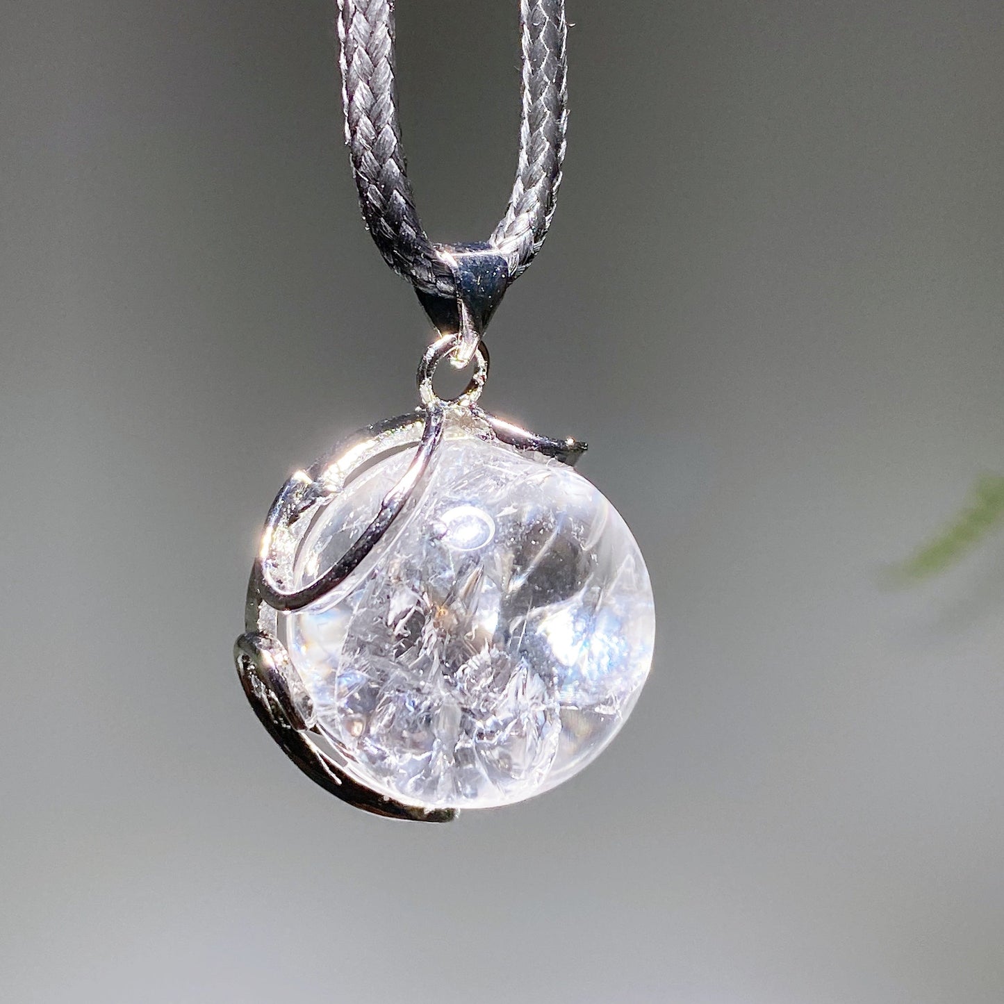 20mm Amethyst Clear Quartz Pendant Crystal Healing Bulk Wholesale