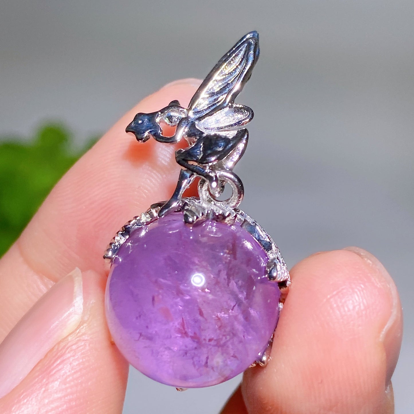 Rose Quartz Amethyst Fairy Pendant Crystal Healing Bulk Wholesale