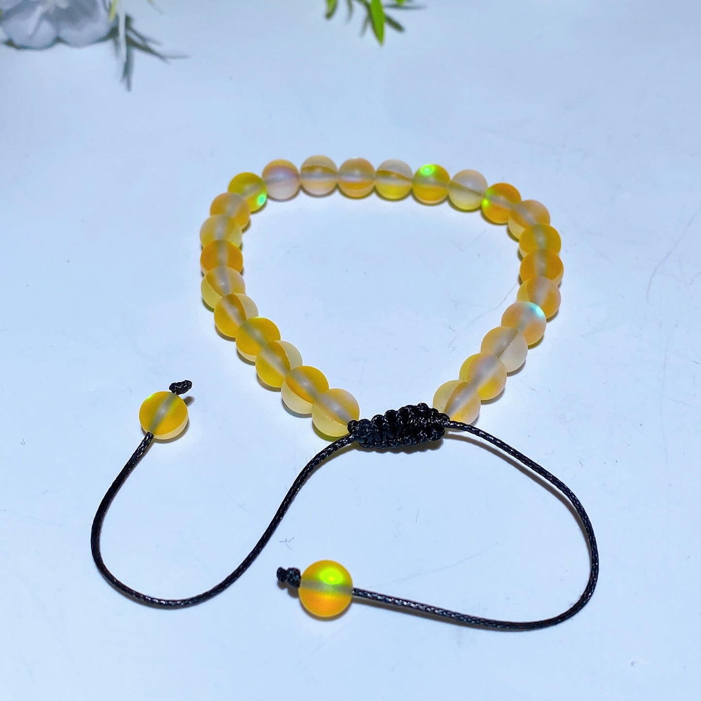 65mm Adjustable Aura Glass Bracelet Crystal Healing Bulk Wholesale