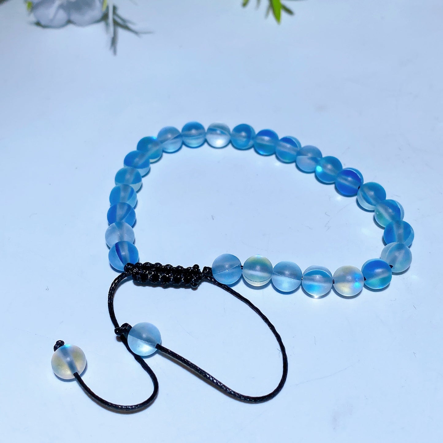 65mm Adjustable Aura Glass Bracelet Crystal Healing Bulk Wholesale