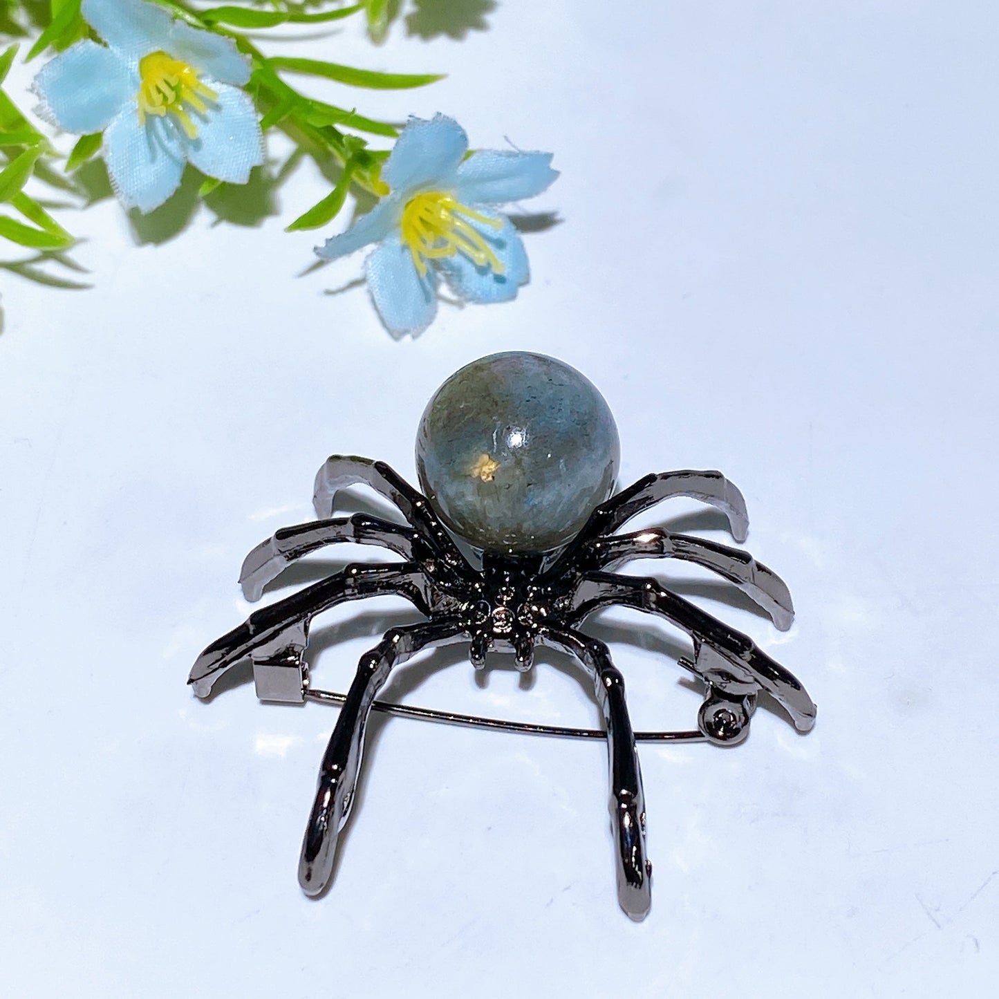 Crystal Spider Brooch Crystal Healing Bulk Wholesale