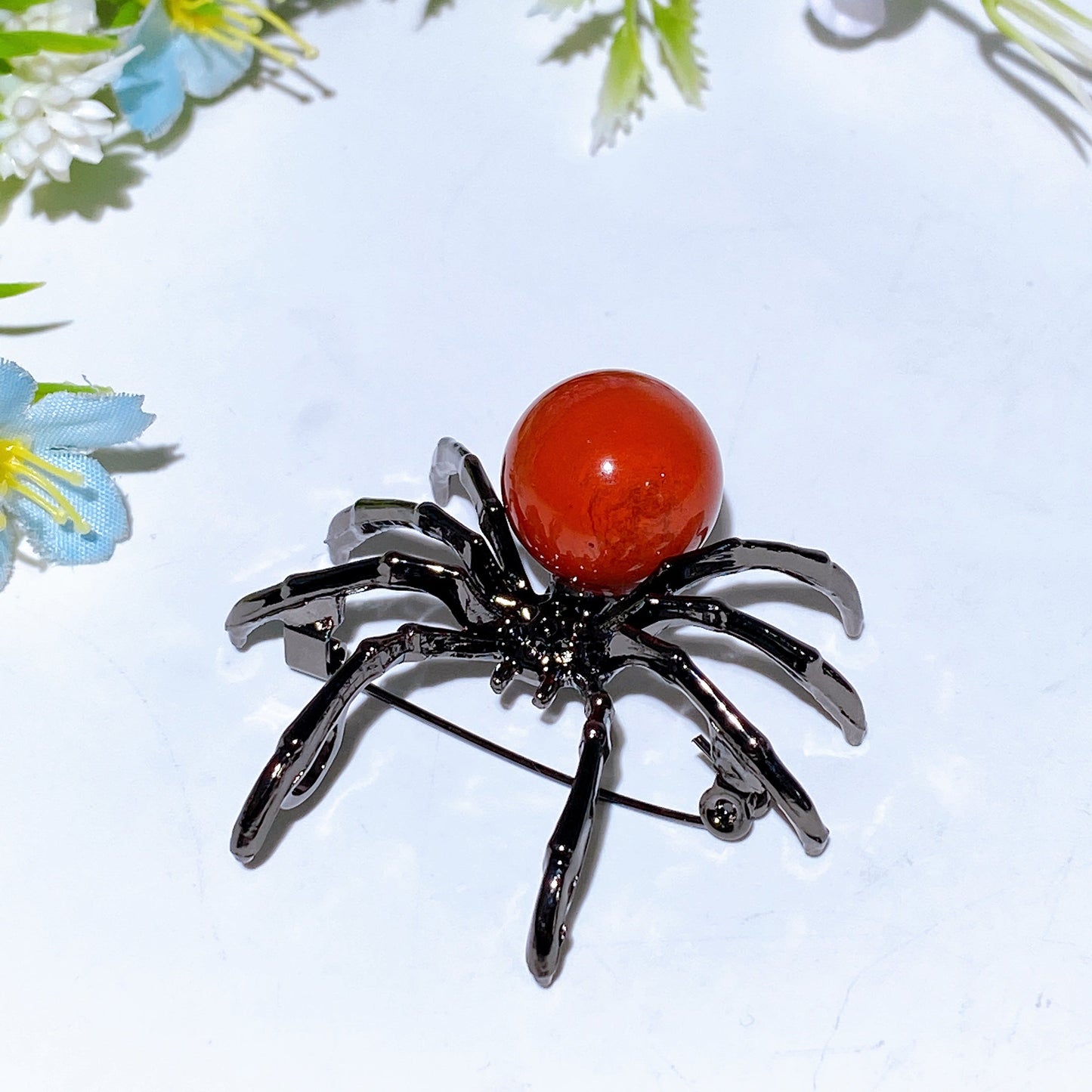 Crystal Spider Brooch Crystal Healing Bulk Wholesale