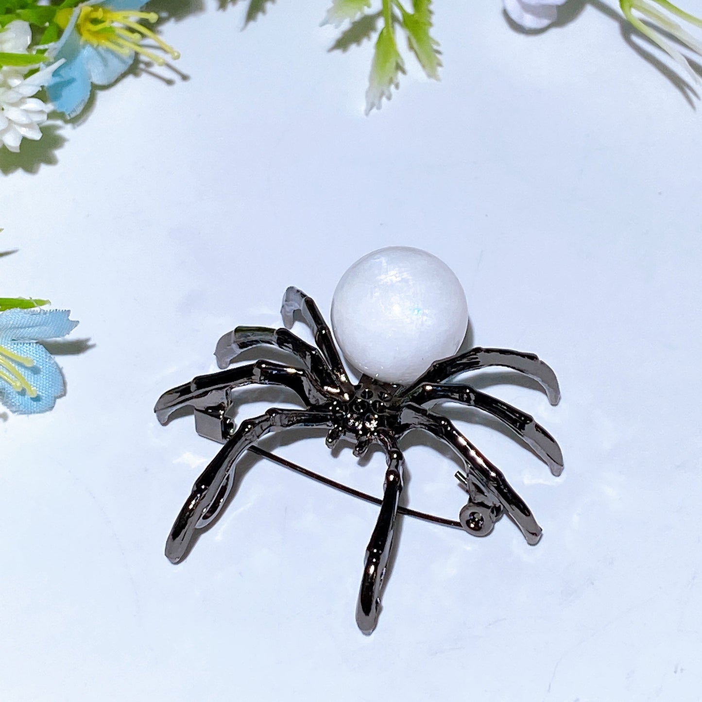 Crystal Spider Brooch Crystal Healing Bulk Wholesale