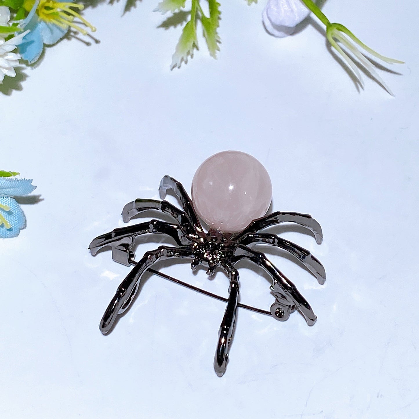Crystal Spider Brooch Crystal Healing Bulk Wholesale