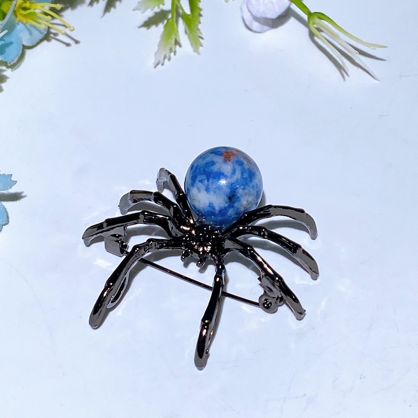 Crystal Spider Brooch Crystal Healing Bulk Wholesale