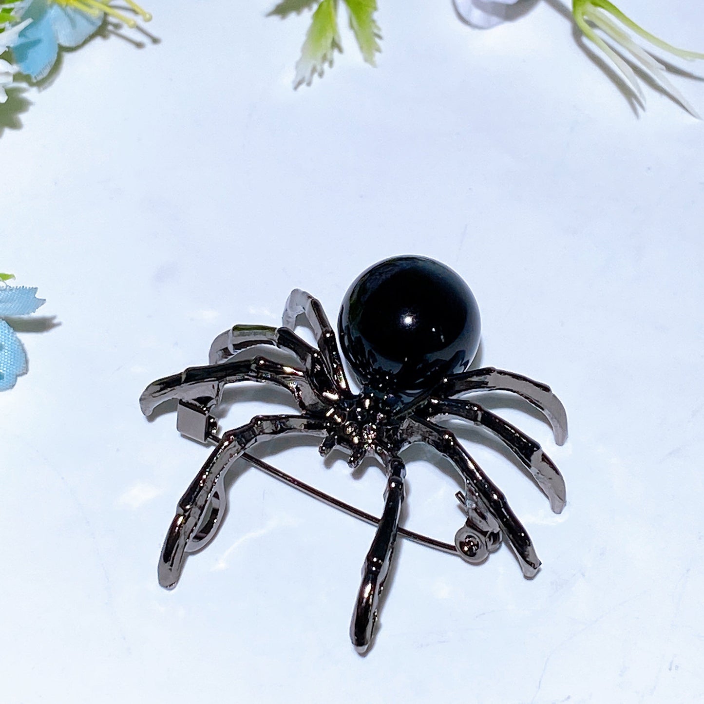 Crystal Spider Brooch Crystal Healing Bulk Wholesale