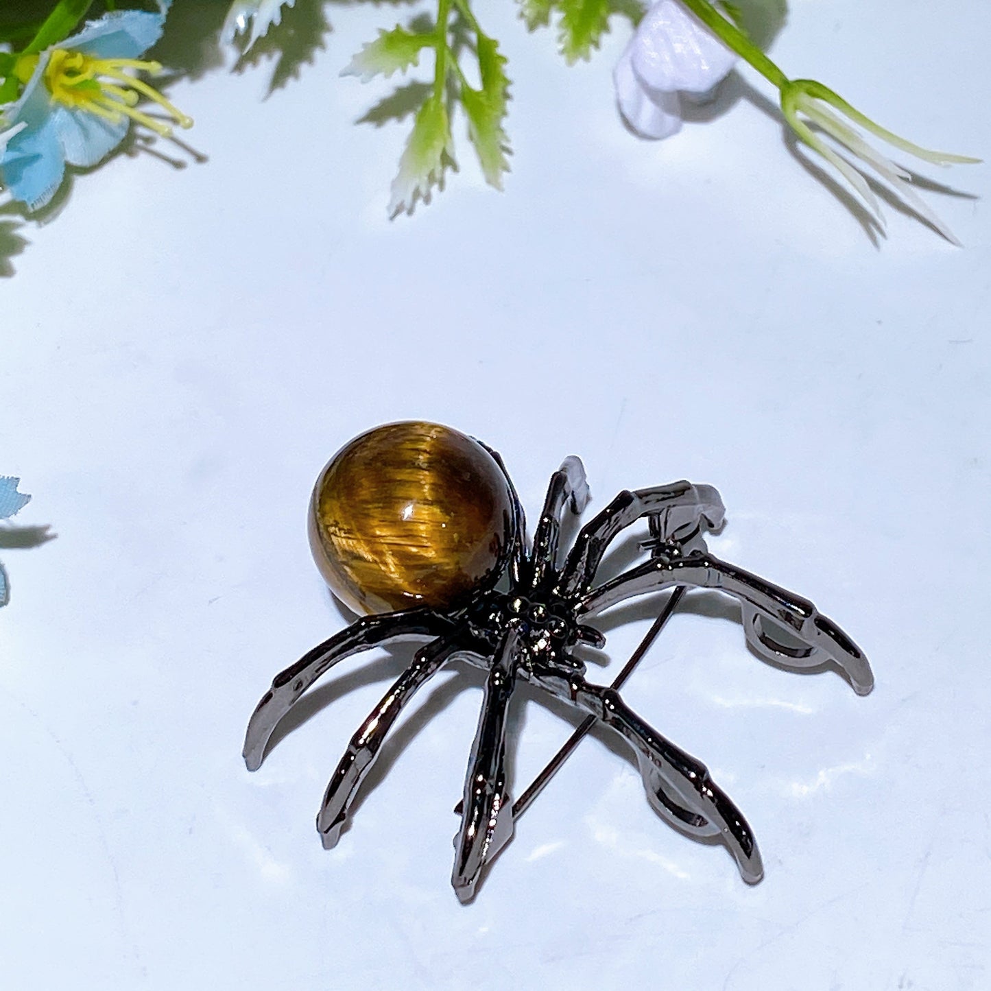 Crystal Spider Brooch Crystal Healing Bulk Wholesale