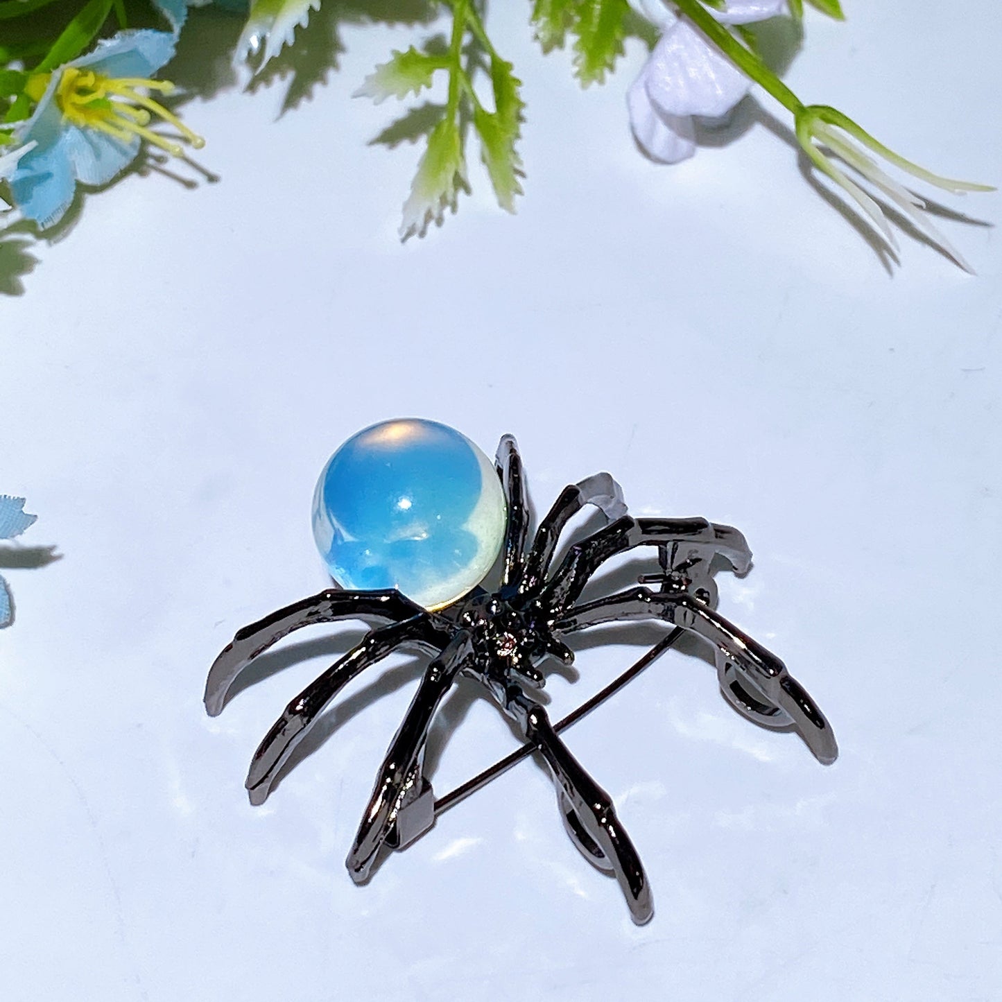 Crystal Spider Brooch Crystal Healing Bulk Wholesale