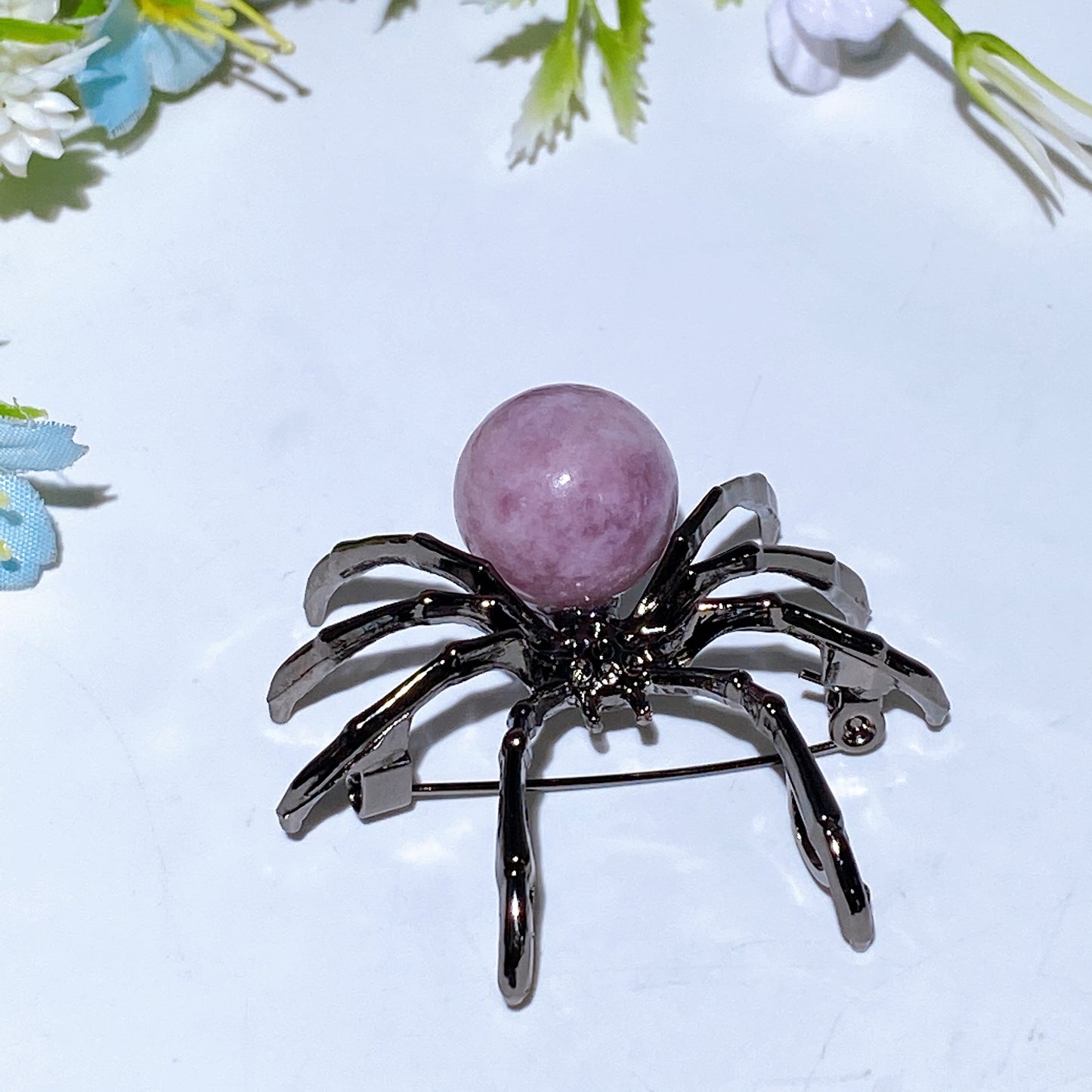 Crystal Spider Brooch Crystal Healing Bulk Wholesale