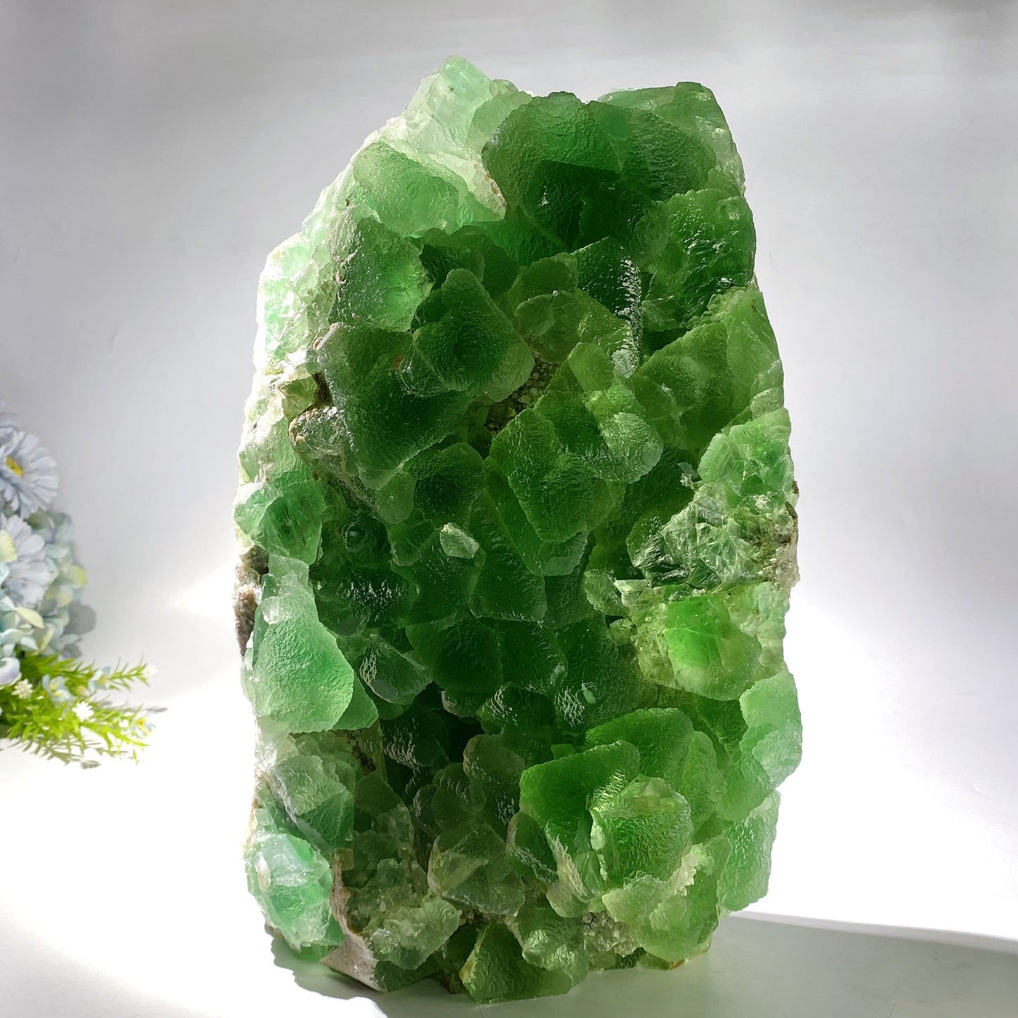 36cm Large Unique Rare Raw Fluorite Specimen from Jiangxi China Crystal Healing Bulk Wholesale