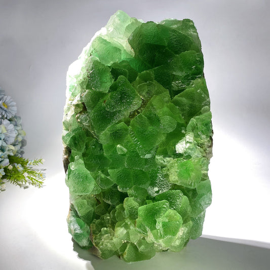 36cm Large Unique Rare Raw Fluorite Specimen from Jiangxi China Crystal Healing Bulk Wholesale