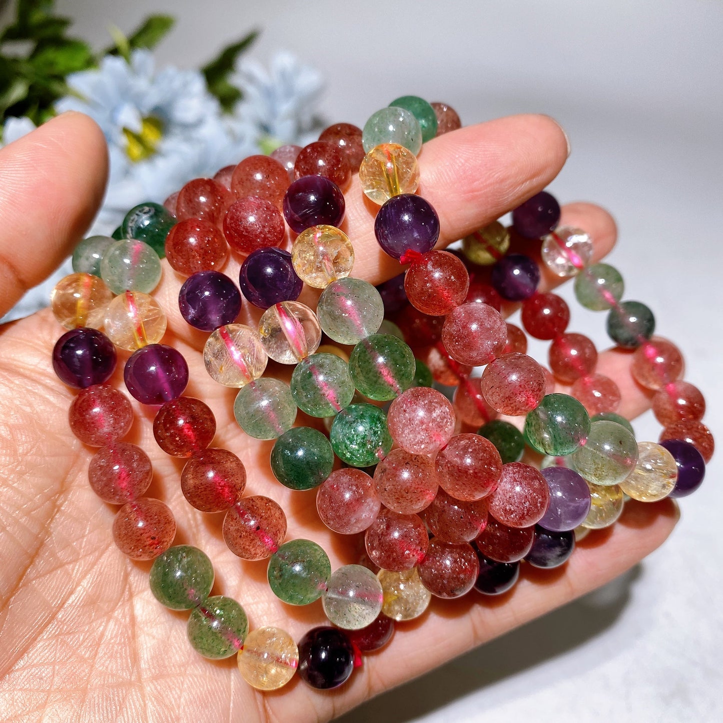 8mm Crystal Bracelet Crystal Healing Bulk Wholesale