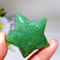 1.8" Green Aventurine Star Carving Crystal Healing Bulk Wholesale