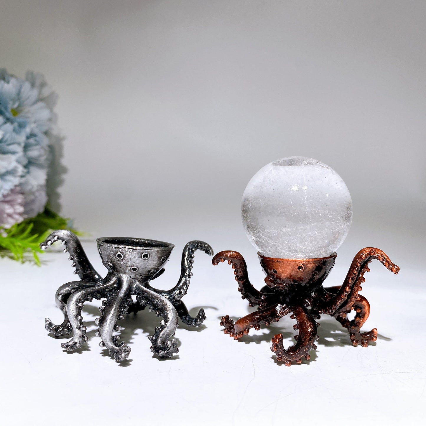 Metal Octopus Stand Crystal healing Bulk Wholesale