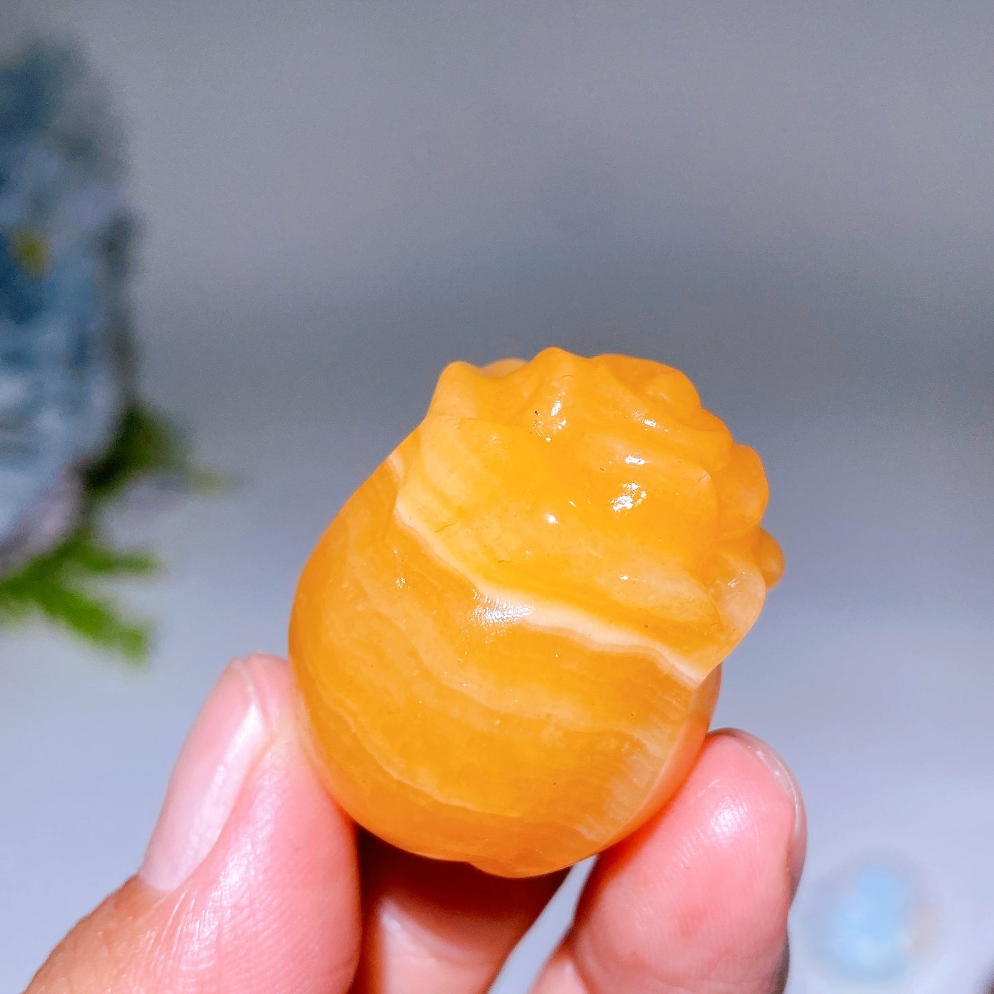 1.3" Crystal Rose Flower Carving Crystal Healing Bulk Wholesale