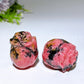 1.3" Crystal Rose Flower Carving Crystal Healing Bulk Wholesale