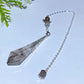32cm Black Tourmaline in Quartz Pendulum Crystal healing Bulk Wholesale