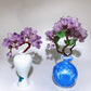 22-24cm Raw Amethyst Flower Vase Free Form Crystal Healing Bulk Wholesale