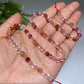 4mm Crystal Faceted Cube Bead String Crytal Healing Bulk Wholesale