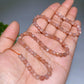 4mm Crystal Faceted Cube Bead String Crytal Healing Bulk Wholesale