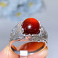 S925 Garnet Ring Pendant Crystal Healing Bulk Wholesale