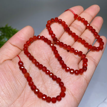 4mm Crystal Faceted Cube Bead String Crytal Healing Bulk Wholesale