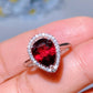 S925 Garnet Ring Pendant Crystal Healing Bulk Wholesale