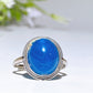 Sterling Silver Blue Apatite Ring Crystal Healing Bulk Wholesale