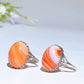 Sterling Silver Carnelian Ring Crystal Healing Bulk Wholesale