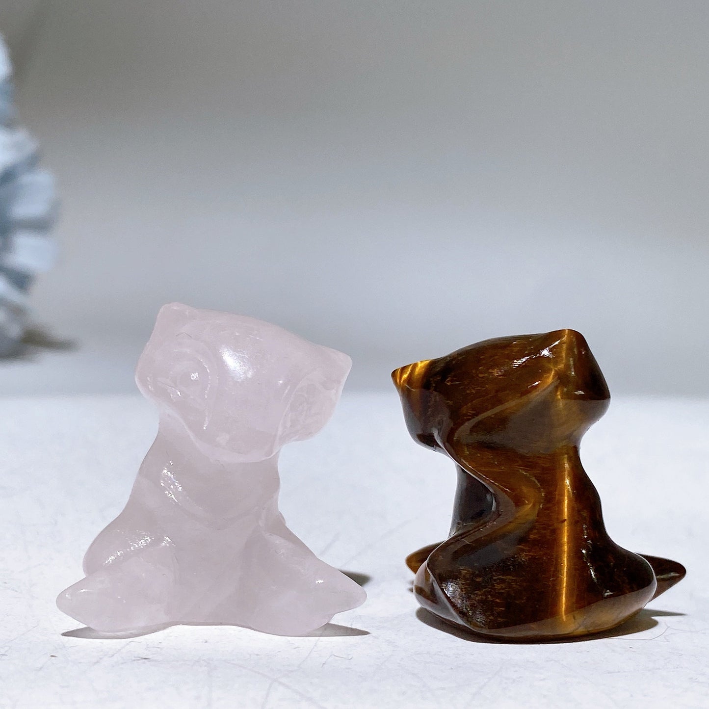 1.2" Mini Crystal MEW Pokemon Carving Crystal Healing Bulk Wholesale