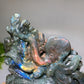 14cm Unique Hand Carved Labradorite Ocean World Fish Turtle Octopus Carving Crystal Healing Bulk Wholesale