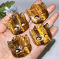 1.6"-2.1" Yellow Tiger's Eye Slab Carving Crystal Healing Bulk Wholesale