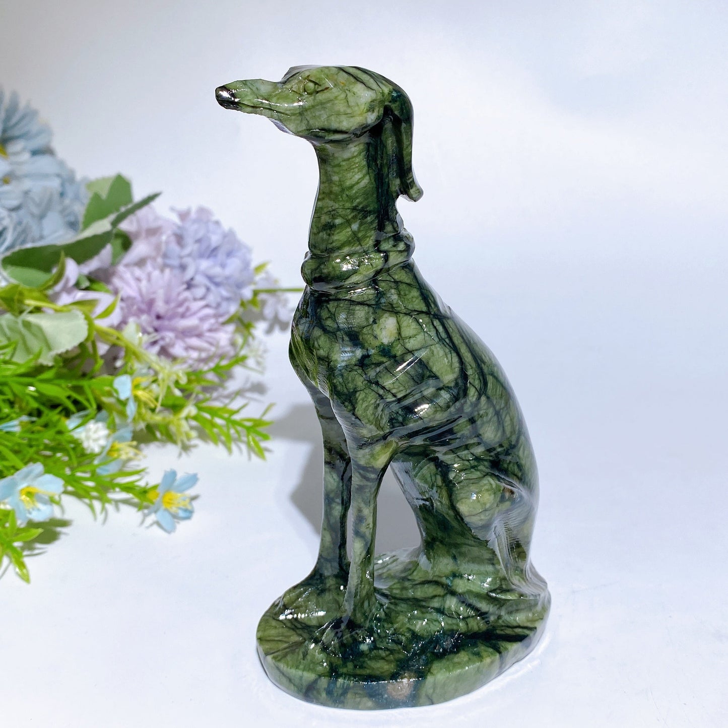 15cm Crystal Dog Carving Crystal Healing Bulk Wholesale