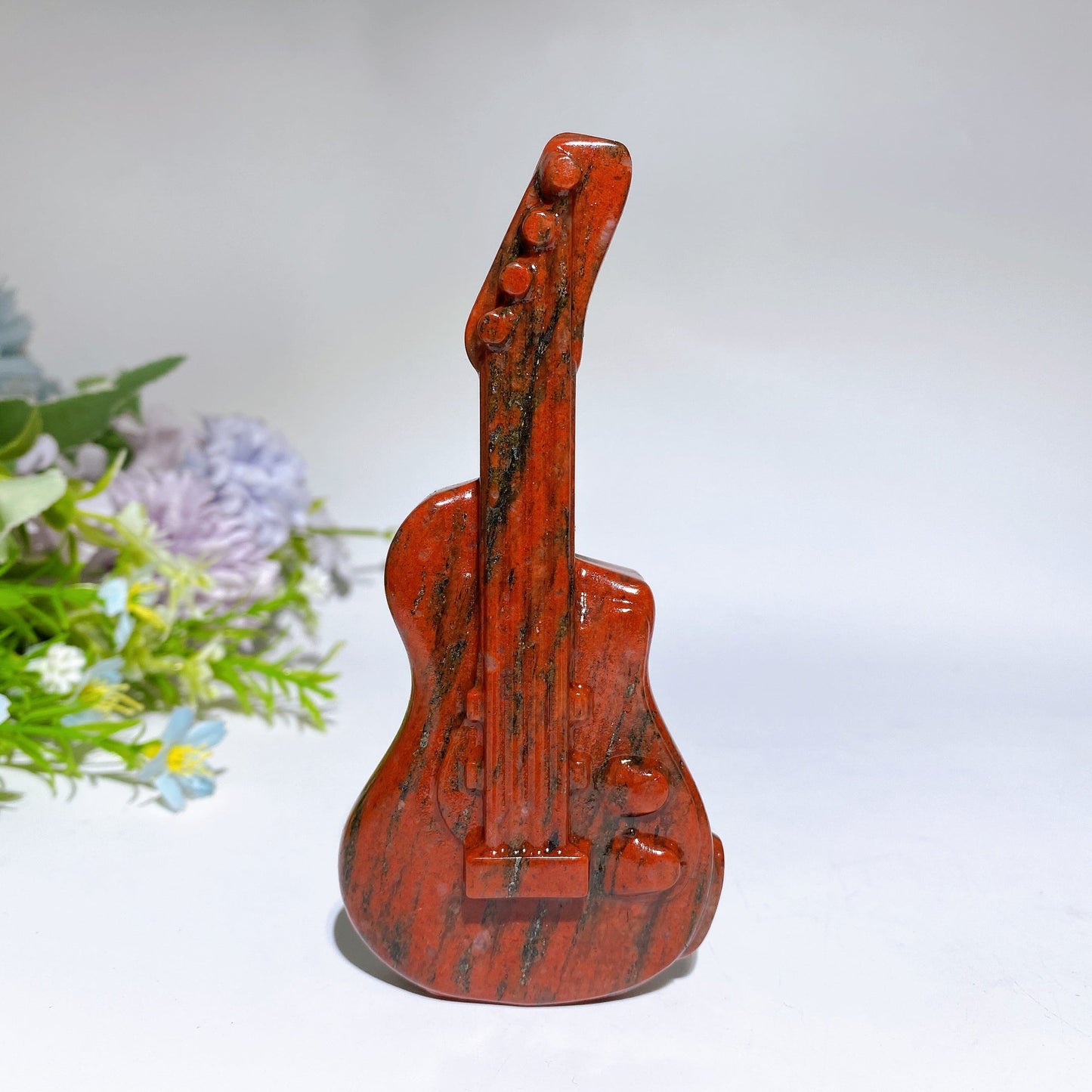 4.7" Crystal Guitar Carving Crystal Healing Bulk Wholesale