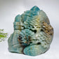 13.5cm Unique Hand Carved Caribbean Calcite Landscape Free Form Crystal Healing Bulk Wholesale