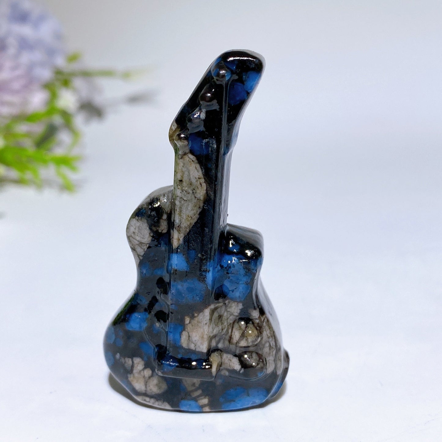 2.3" Crystal Guitar Carving Crystal Healing Bulk Wholesale