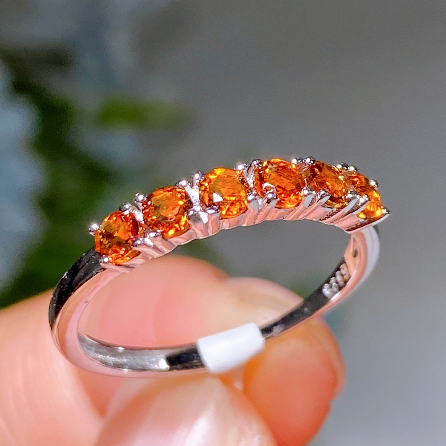 S925 Crystal Ring Crystal Healing Bulk Wholesale