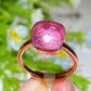 S925 Crystal Ring Crystal Healing Bulk Wholesale