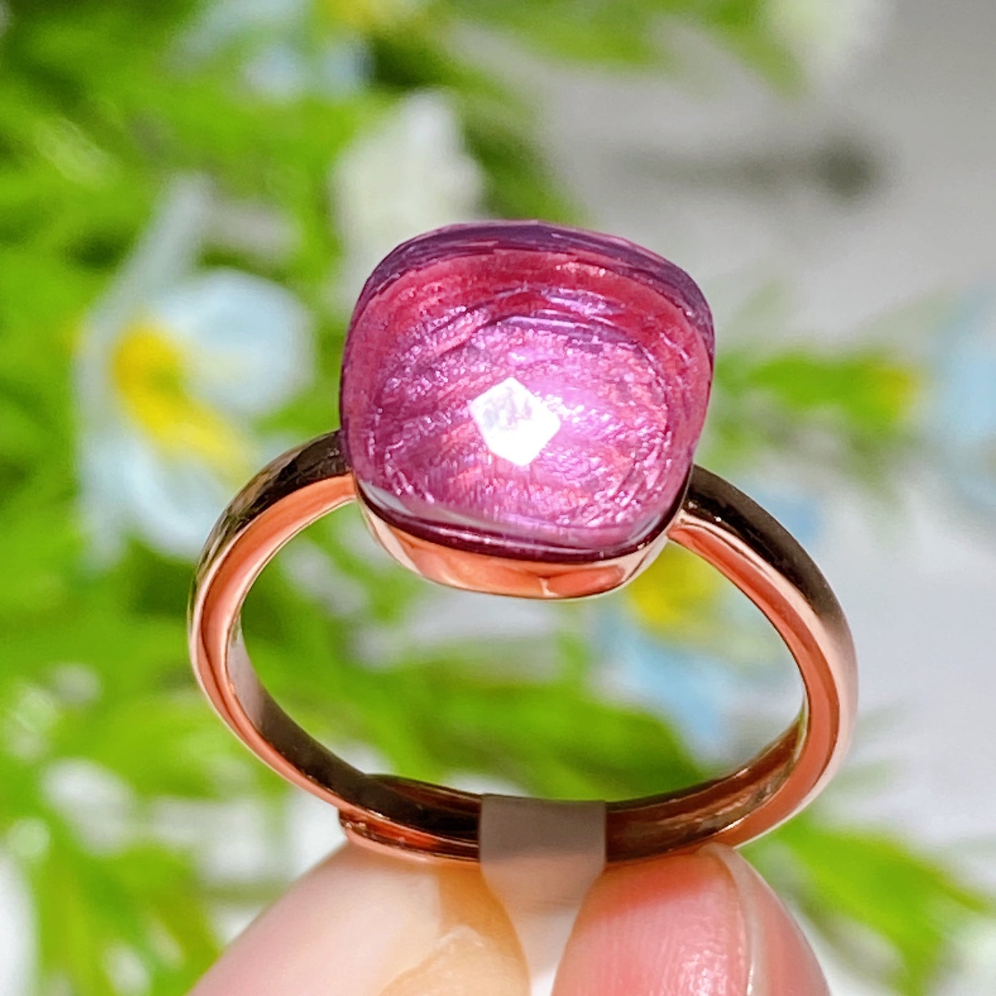 S925 Crystal Ring Crystal Healing Bulk Wholesale