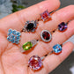 S925 Crystal Ring Crystal Healing Bulk Wholesale