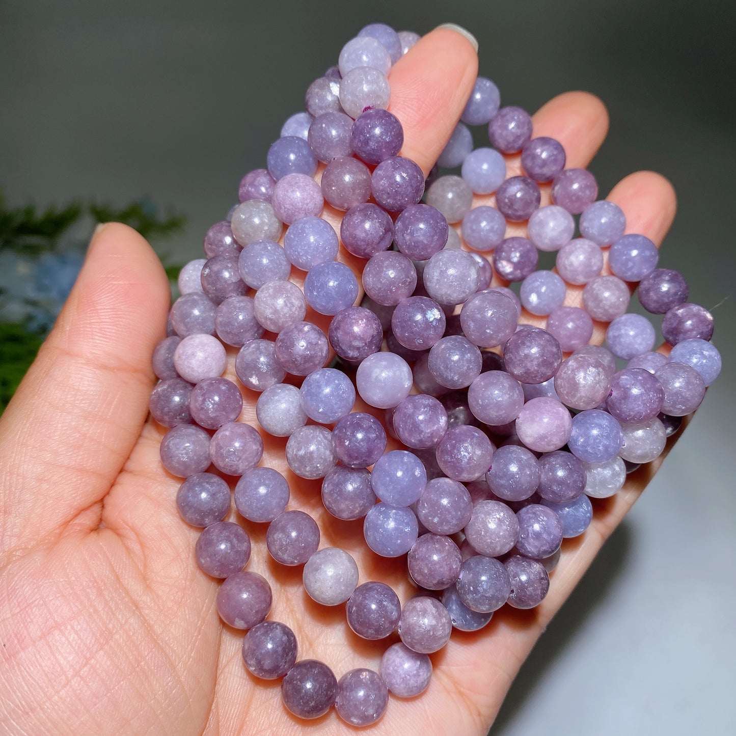 8mm Purple Mica Bracelet Wholesale Crystals USA
