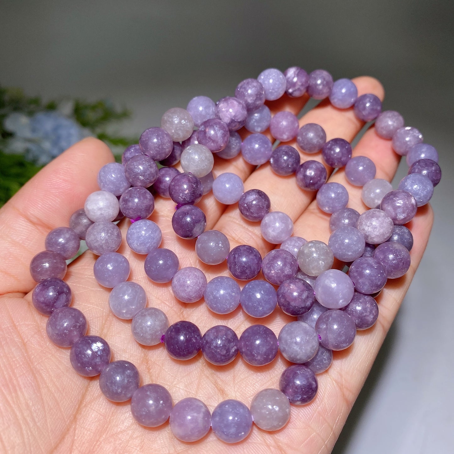 8mm Purple Mica Bracelet Wholesale Crystals USA