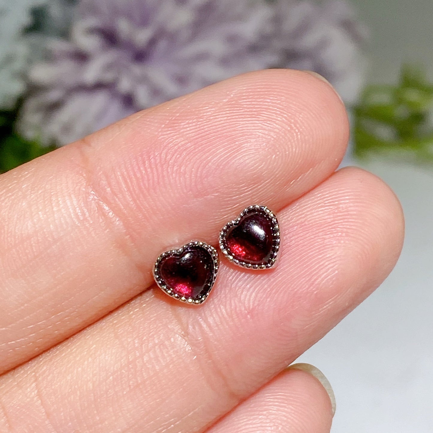 S925 Crystal Ear Stud Earring Crystal Healing Bulk Wholesale