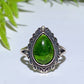 925 Silver Chrome Diopside Ring Crystal Healing Bulk Wholesale