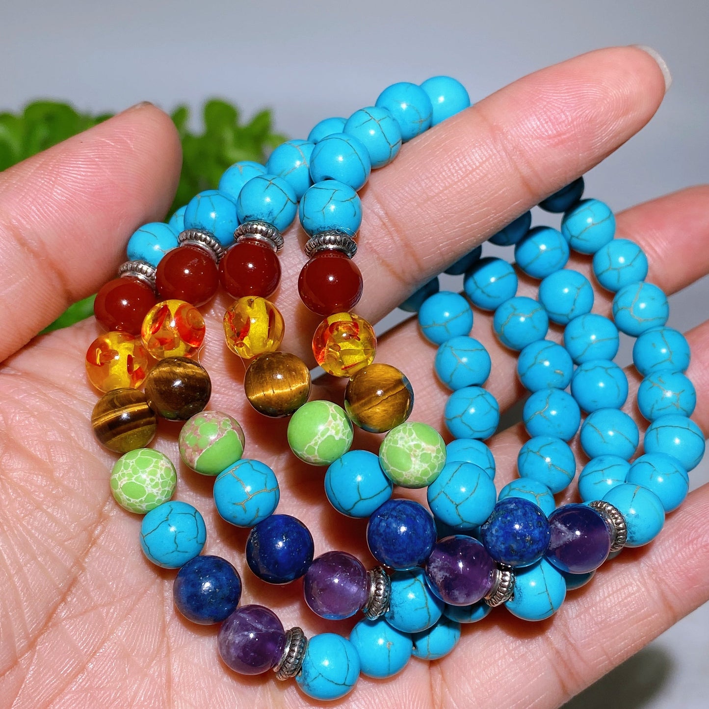 8mm Chakra Crystal Bracelet Crystal Healing Bulk Wholesale